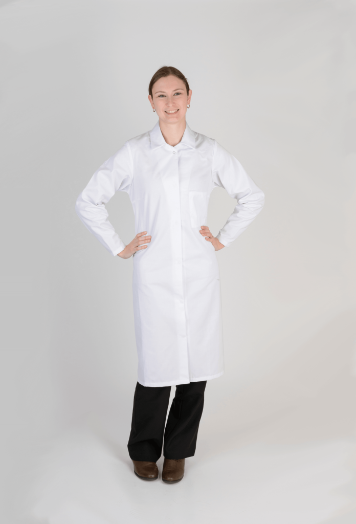 White Knight Ladies Food Manufacturing Coat