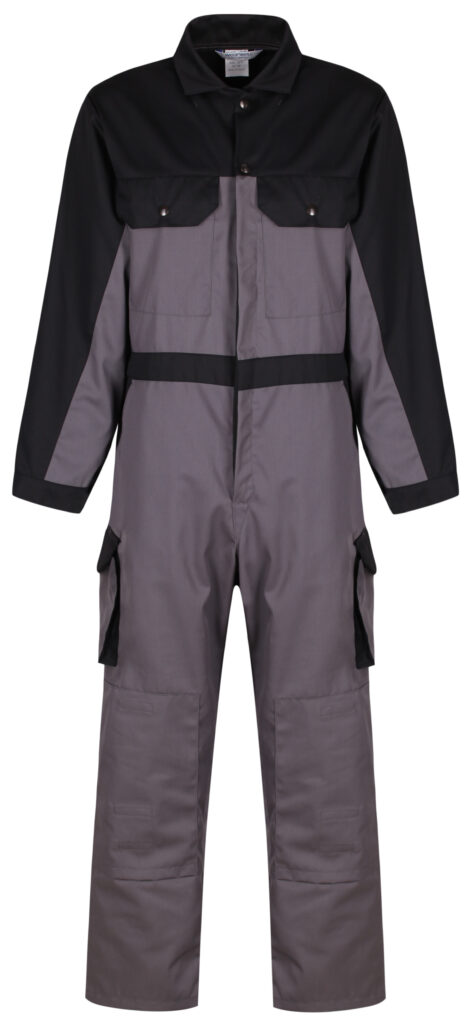 Black & Grey Two Tone Boilersuit