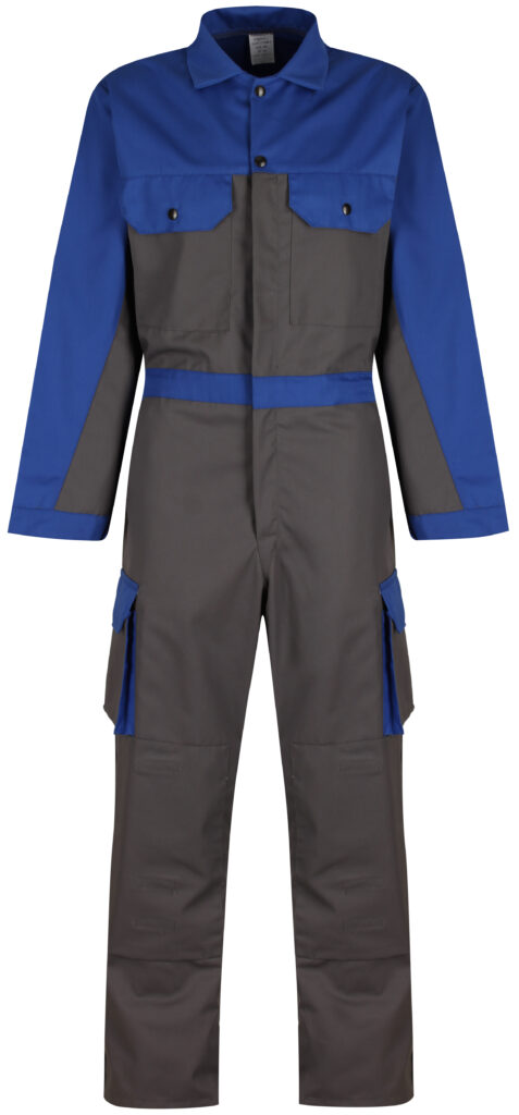Royal Blue & Grey Two Tone Boilersuit