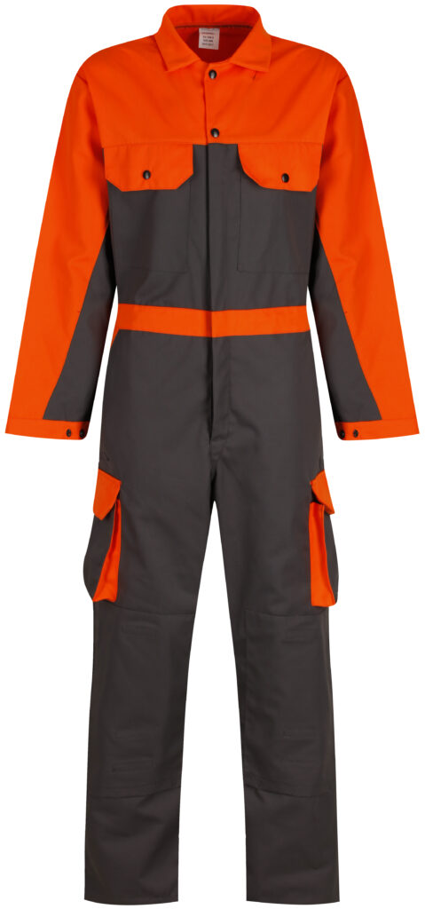 Orange & Grey Two Tone Boilersuit