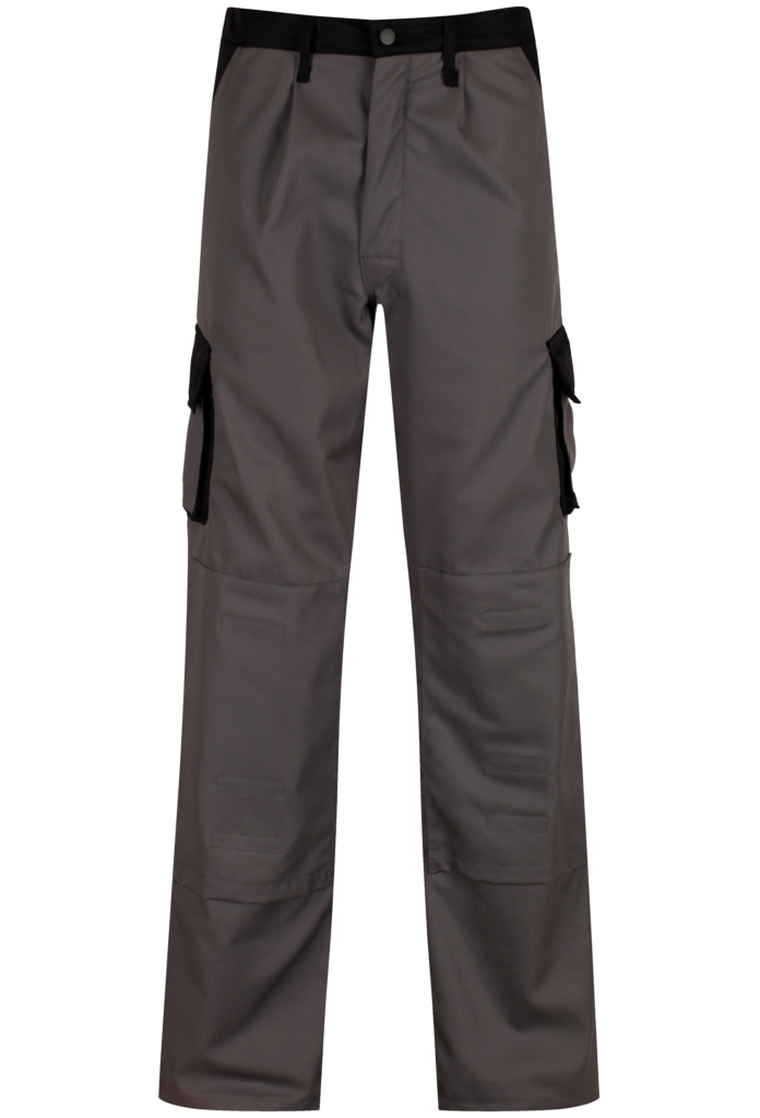 Black & Grey Flame Retardant Trouser