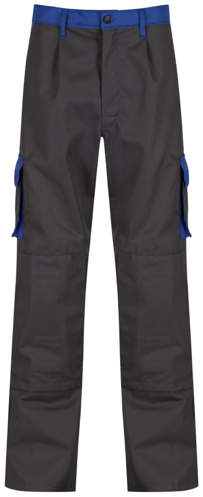 Royal Blue & Grey Workwear Trouser