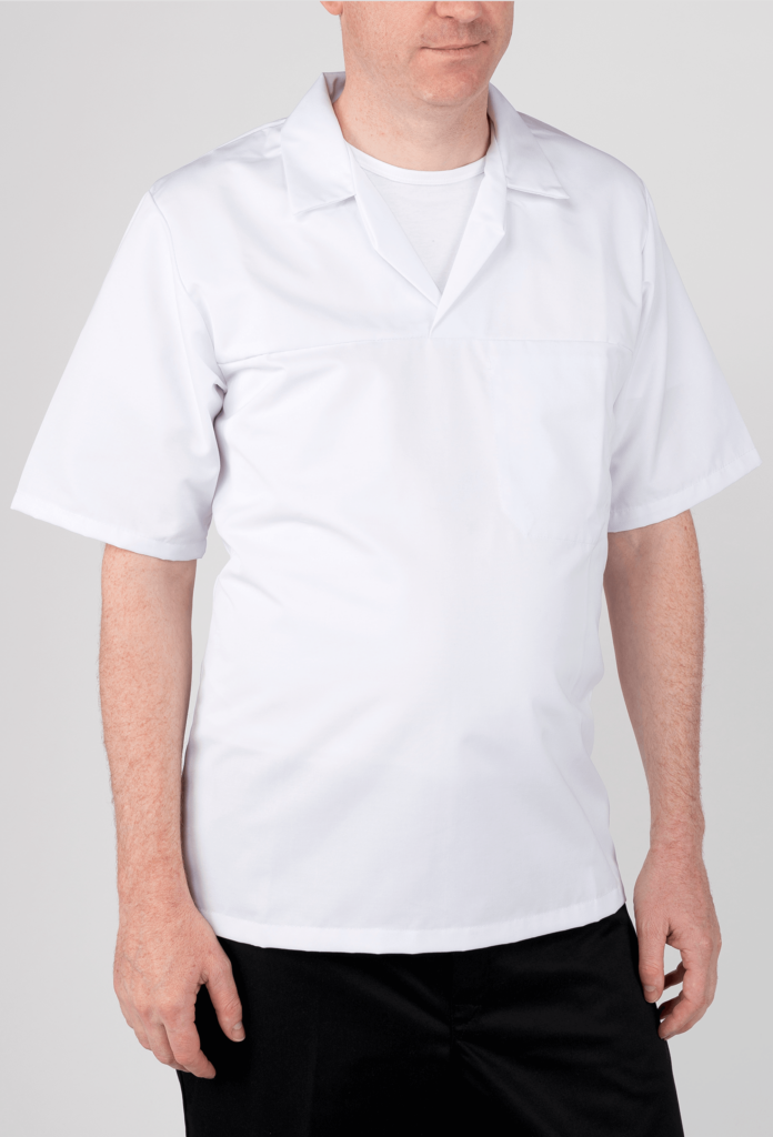 White Knight Short Sleeved Bakers Top