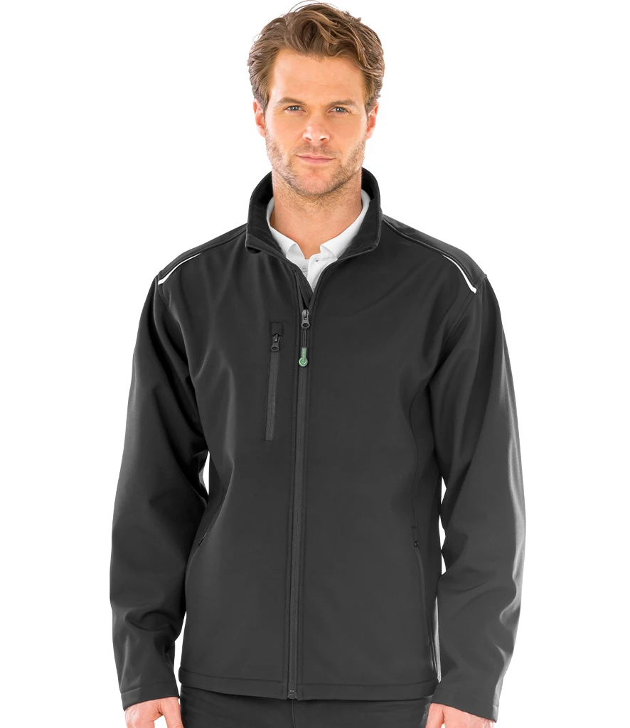 Result Recycled Three Layer Printable Soft Shell Jacket