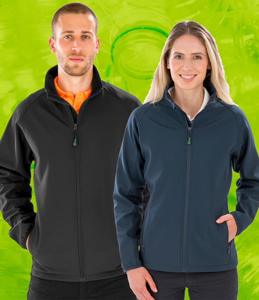 Result Recycled Ladies Printable Soft Shell Jacket