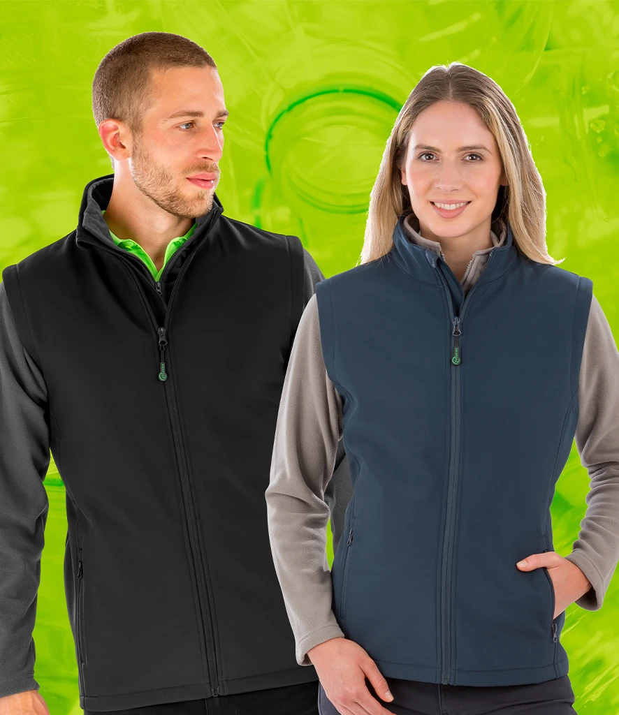 Result Recycled Ladies Printable Soft Shell Bodywarmer
