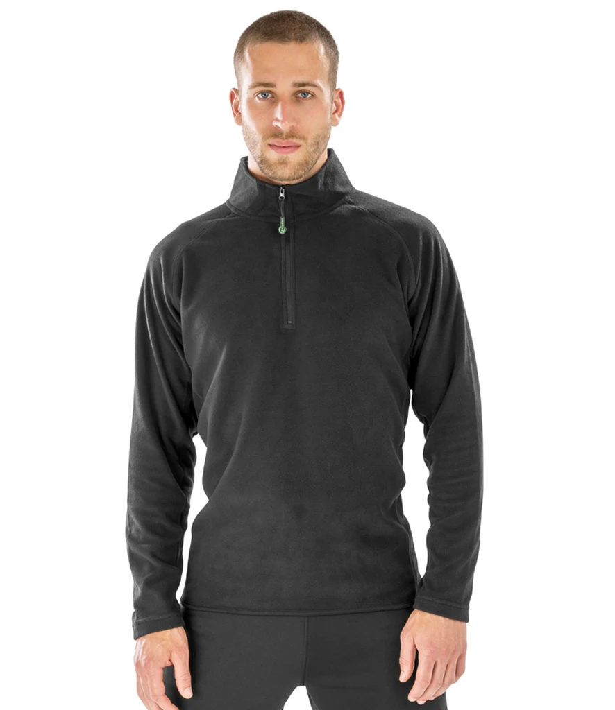 Result Recycled Zip Neck Micro Fleece